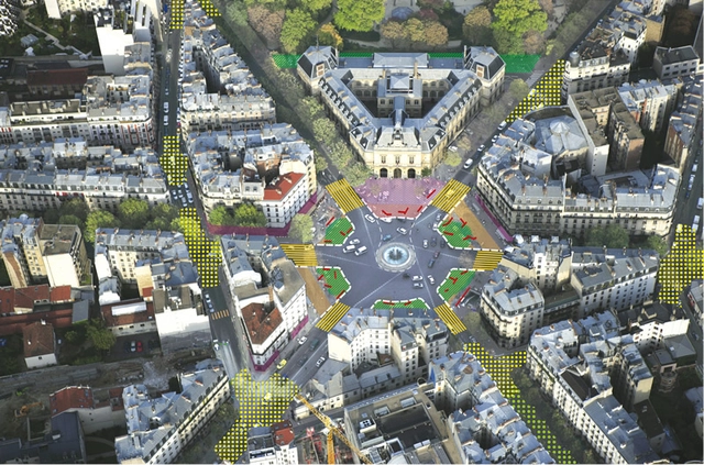 7 lugares de París serán remodelados para que el 50% de su superficie sea para peatones y ciclistas - Imagen Principal