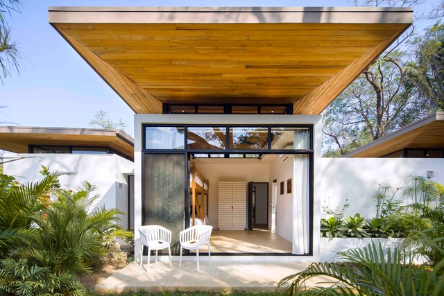 NALU / Studio Saxe - Hotels, Garden, Door, Facade, Beam, Lighting, Chair, Table