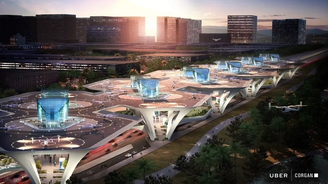 O futuro do transporte aéreo compartilhado segundo a UberAIR - Imagem de Destaque