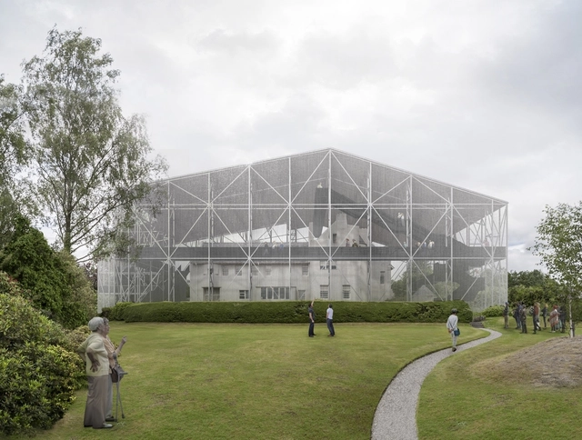 Carmody Groarke's Hill House Box Celebrates Public Debut in Scotland - Featured Image