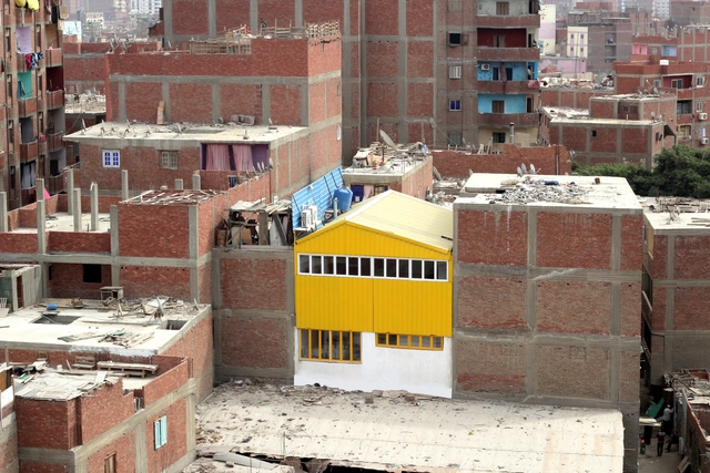 Dawar El Ezba Cultural Center / Ahmed Hossam Saafan - Interior Photography, Cultural Center, Facade, Cityscape