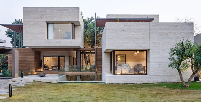 JD House / DB Studios - Exterior Photography, Houses, Courtyard, Facade, Door