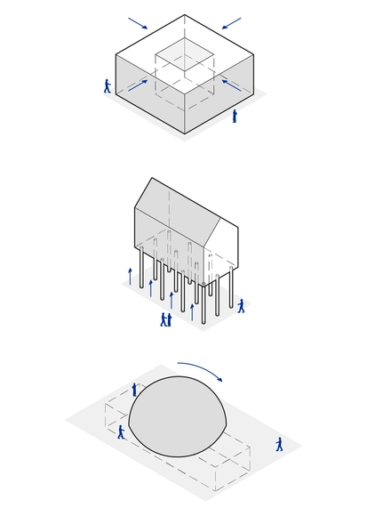 Introspección, elevación y encubrimiento: operaciones arquitectónicas para climas adversos - Imagen Principal