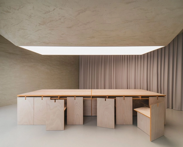 莫斯卡·比安卡陶瓷工坊 / AACM - Atelier Architettura Chinello Morandi - 室内图, 共享办公室室内设计